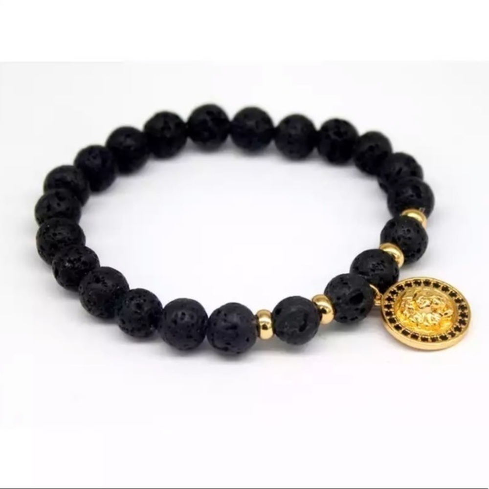 Lava Stone Beads Bracelet​